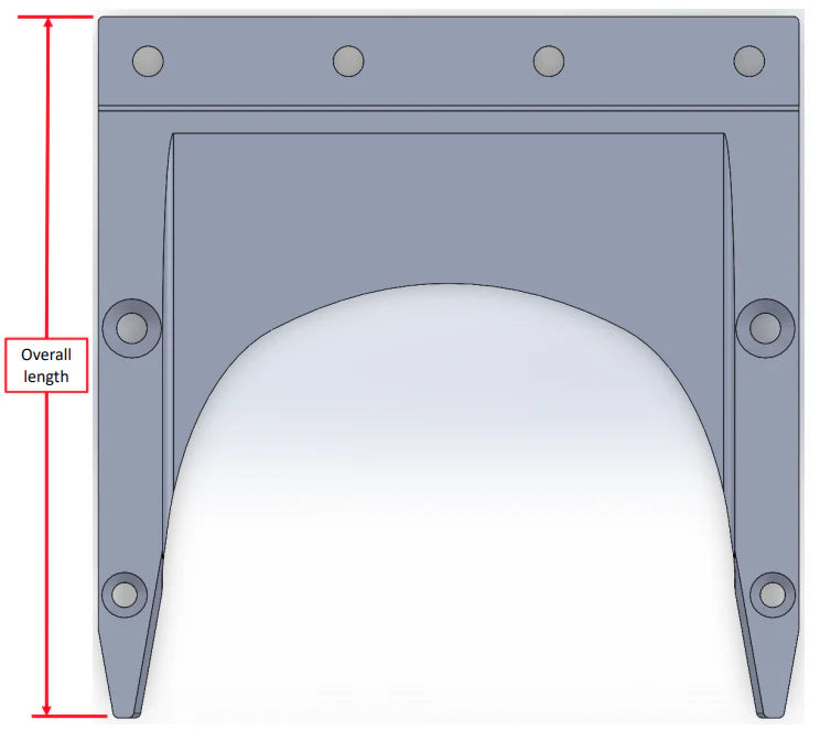 DREWFAB JD_Custom Berkeley Jet Drive Intake Shoe | Custom-Machined Intake Shoe for Jet Boats