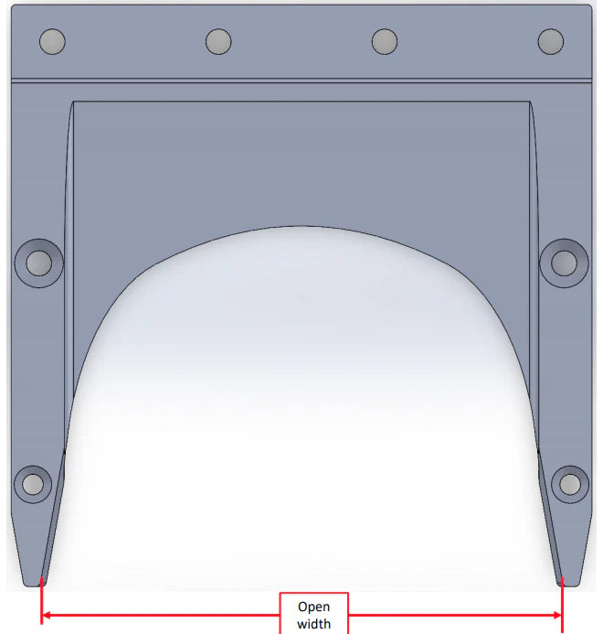 DREWFAB JD_Custom Berkeley Jet Drive Intake Shoe | Custom-Machined Intake Shoe for Jet Boats