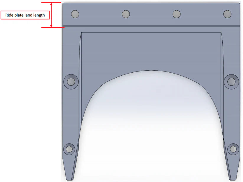 DREWFAB JD_Custom Berkeley Jet Drive Intake Shoe | Custom-Machined Intake Shoe for Jet Boats