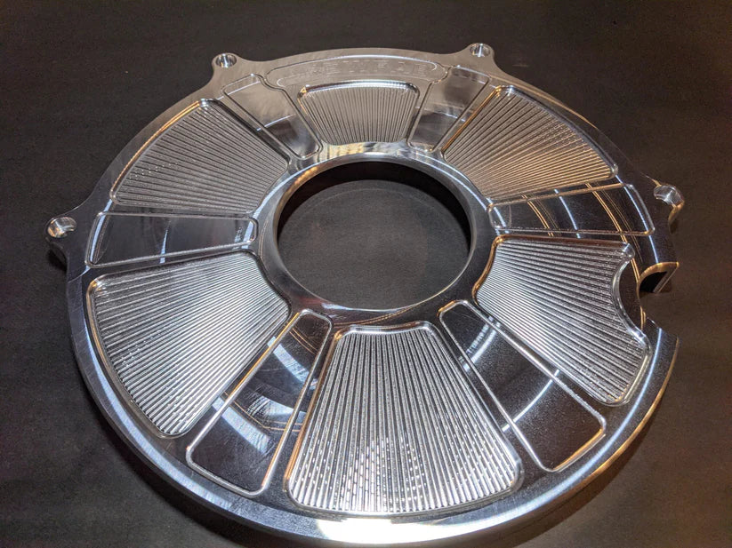 DREWFAB DF1075 / DF1077-100 Chevy Flywheel Cover – Bottom Mount Starter | Race & River Weight Options