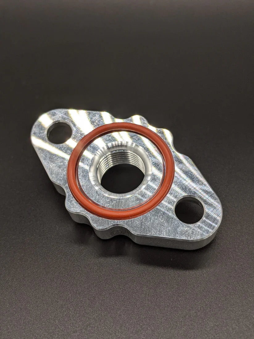 DREWFAB DF1106 / DF1072-100 Big Block Chevy Water Inlet Kit | 1/2" NPT or -8 ORB Threads, O-Ring Seal