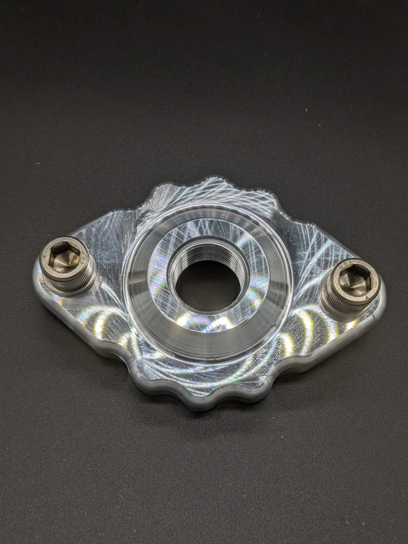 DF1064-100 – DREWFAB Big Block Chevy Jet Boat Single Water Outlet Kit | -10 AN Fitting Options, ARP Hardware, O-Ring Seal