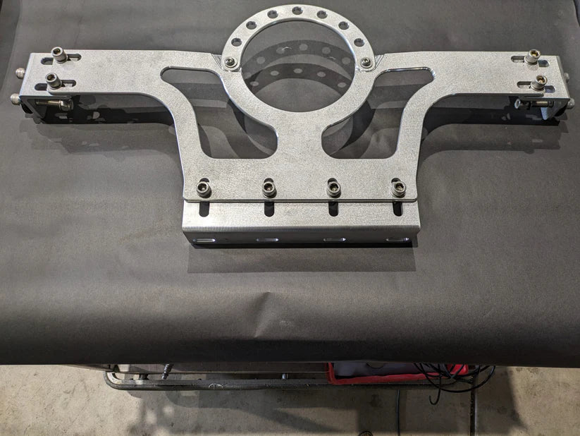 DREWFAB DF1132-100 Jet Pump Brace & Driveshaft Loop | Adjustable Billet Pump Support for Jet Boats