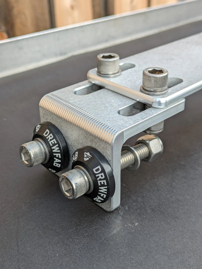 DREWFAB DF1132-100 Jet Pump Brace & Driveshaft Loop | Adjustable Billet Pump Support for Jet Boats