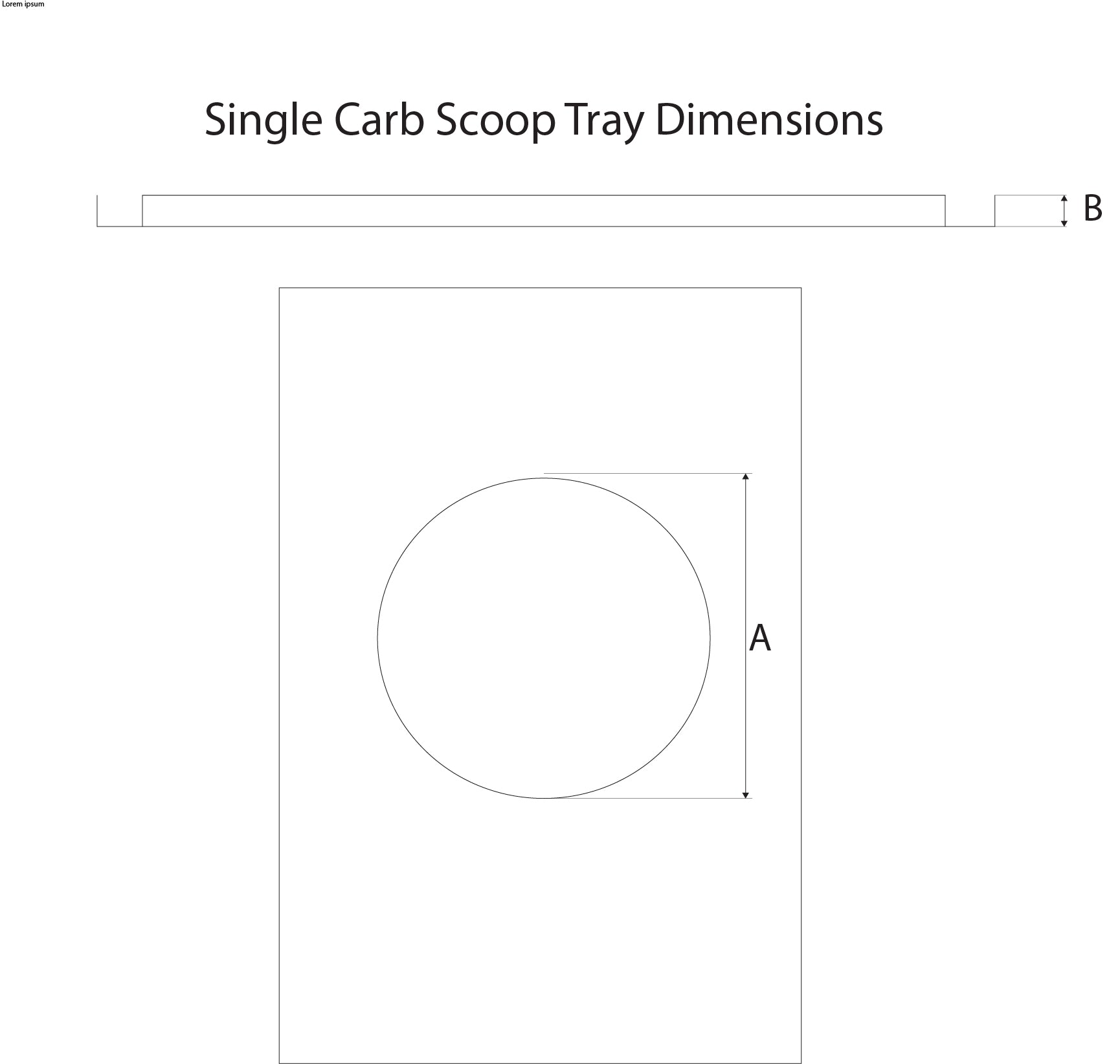 WCRO Performance Scoop Tray – Single & Dual Carb Options (Flat or Raised)