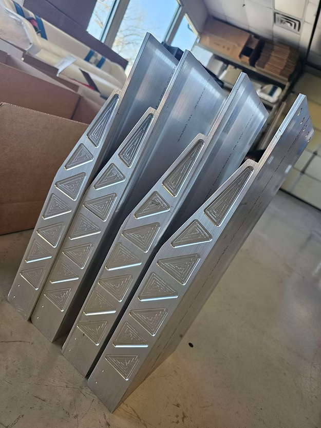 HTP Billet Ride Plate – CNC-Machined Ride Plate (Blank or 5-Hole Domin ...