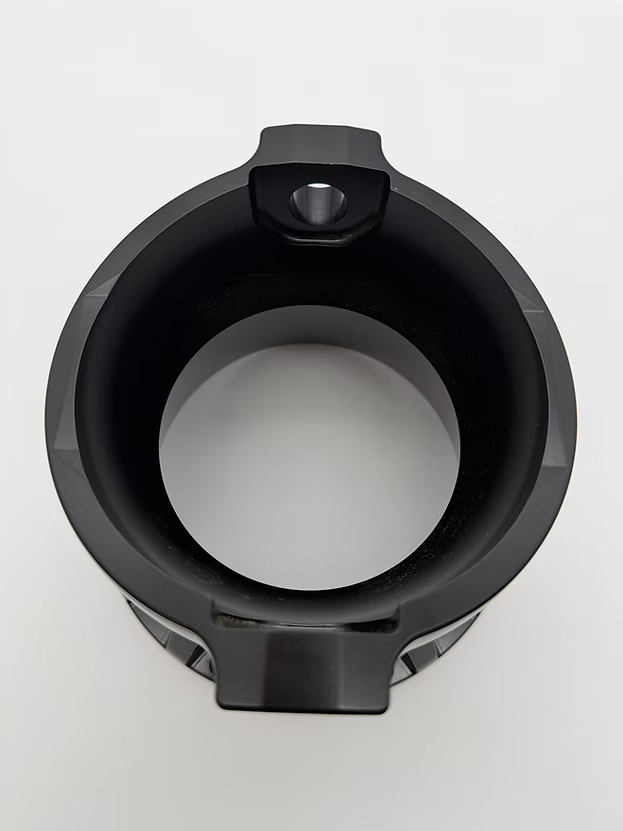 HTP Billet Mini Snoot – 4° CNC-Machined Aluminum Snoot (Black Anodized)