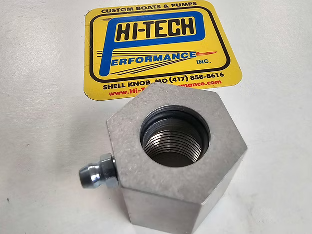 Steering Tube Nut with Seal & Grease Zerk – Jet Boat Steering Tube Seal Assembly