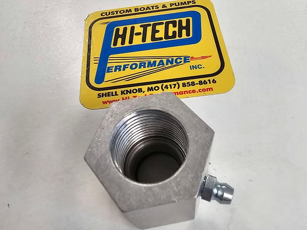 Steering Tube Nut with Seal & Grease Zerk – Jet Boat Steering Tube Seal Assembly