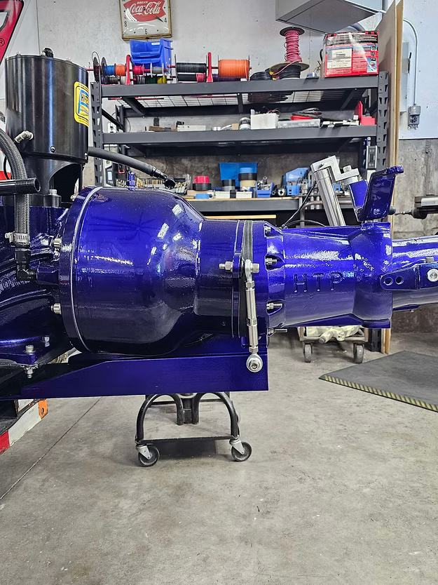 HTP Billet Ride Plate – CNC-Machined Ride Plate (Blank or 5-Hole Dominator Pattern)